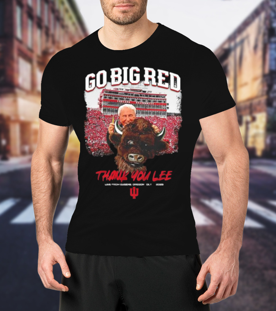 Go Big Red Indiana University Thank You Lee Corso T-Shirt