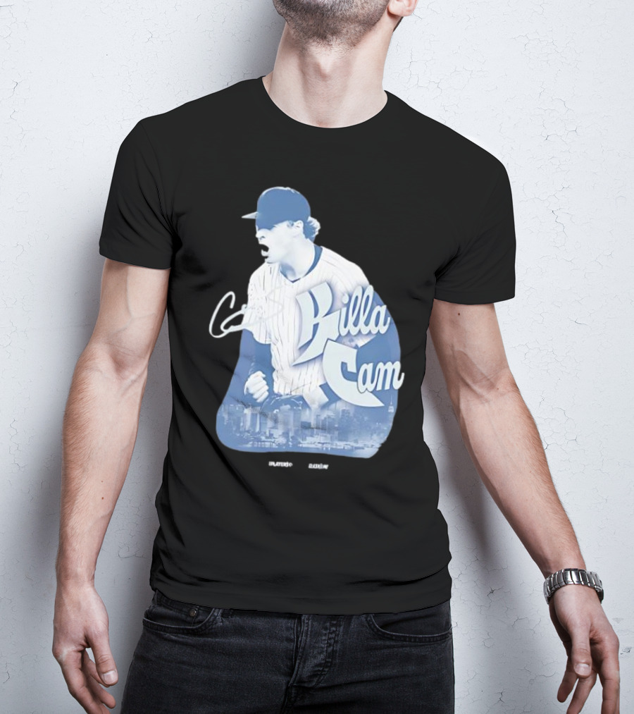 Killa Cam New York Yankees Cityscape Pitcher Style T-Shirt