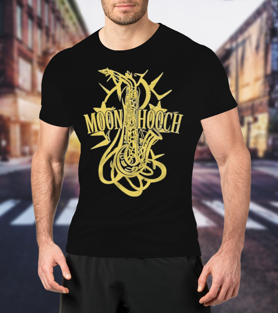 Moon Hooch Saxophone Burst Yellow Graphic T-Shirt