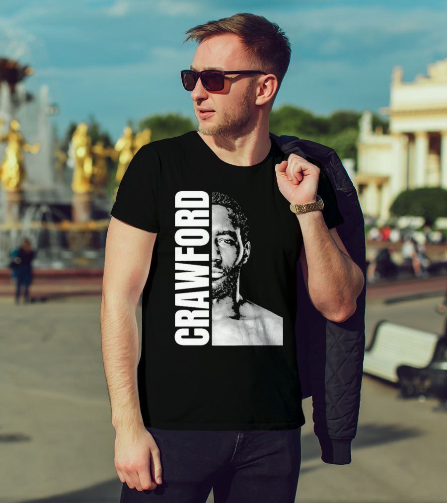 Crawford Face Of Boxing Terence Black And White Style T-Shirt