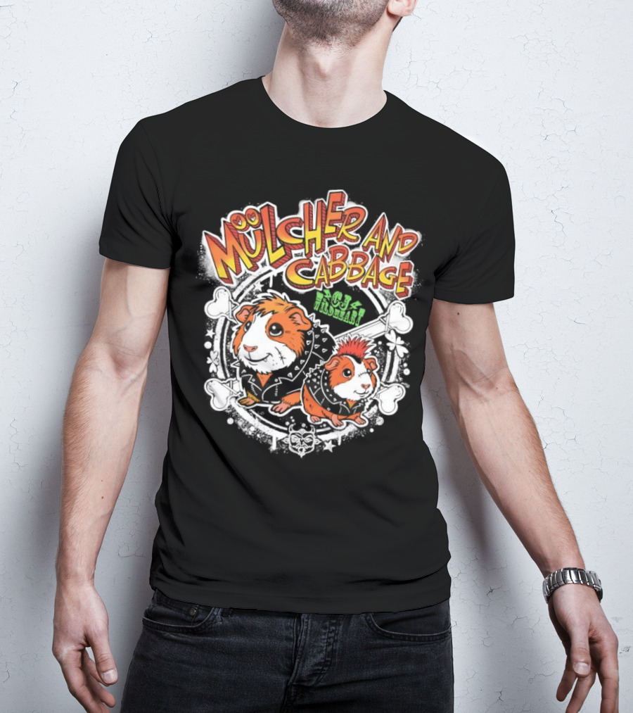 Mulcher And Cabbage CJ Wildheart Guinea Pig Duo T-Shirt