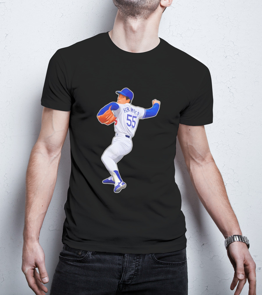 Orel Hershiser 55 Los Angeles Dodgers MLB Baseball Legend 2025 T-Shirt