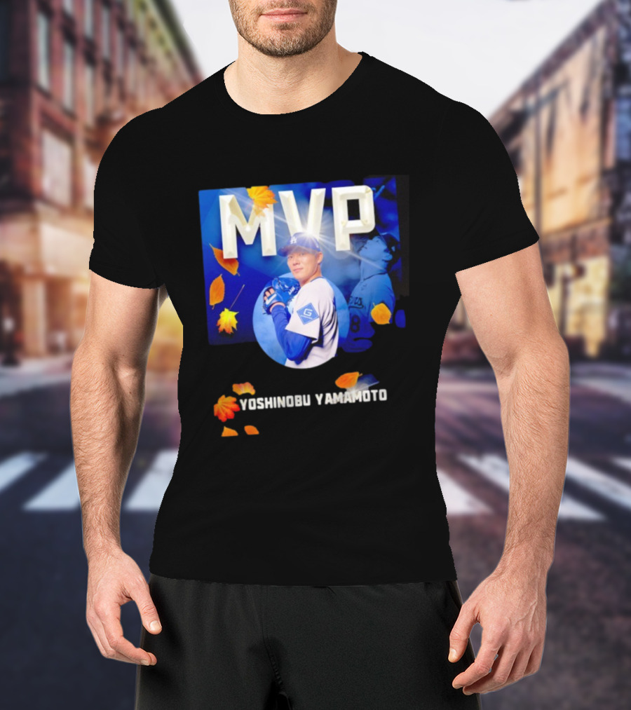 MVP Yoshinobu Yamamoto Los Angeles Dodgers Baseball 2025 World Series T-Shirt