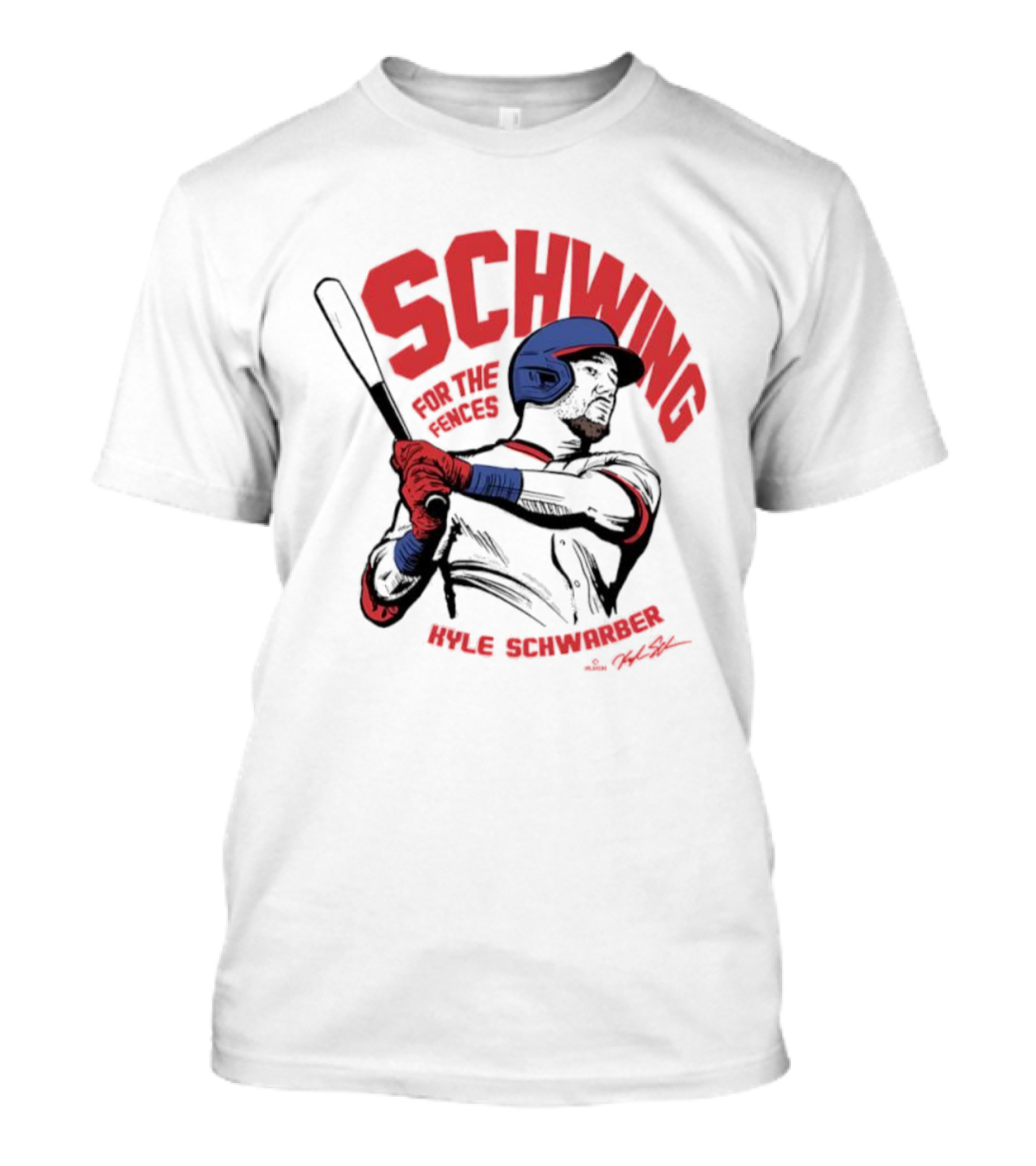 ```Schwing For The Fences Kyle Schwarber Philadelphia Signature Moment``` T-Shirt