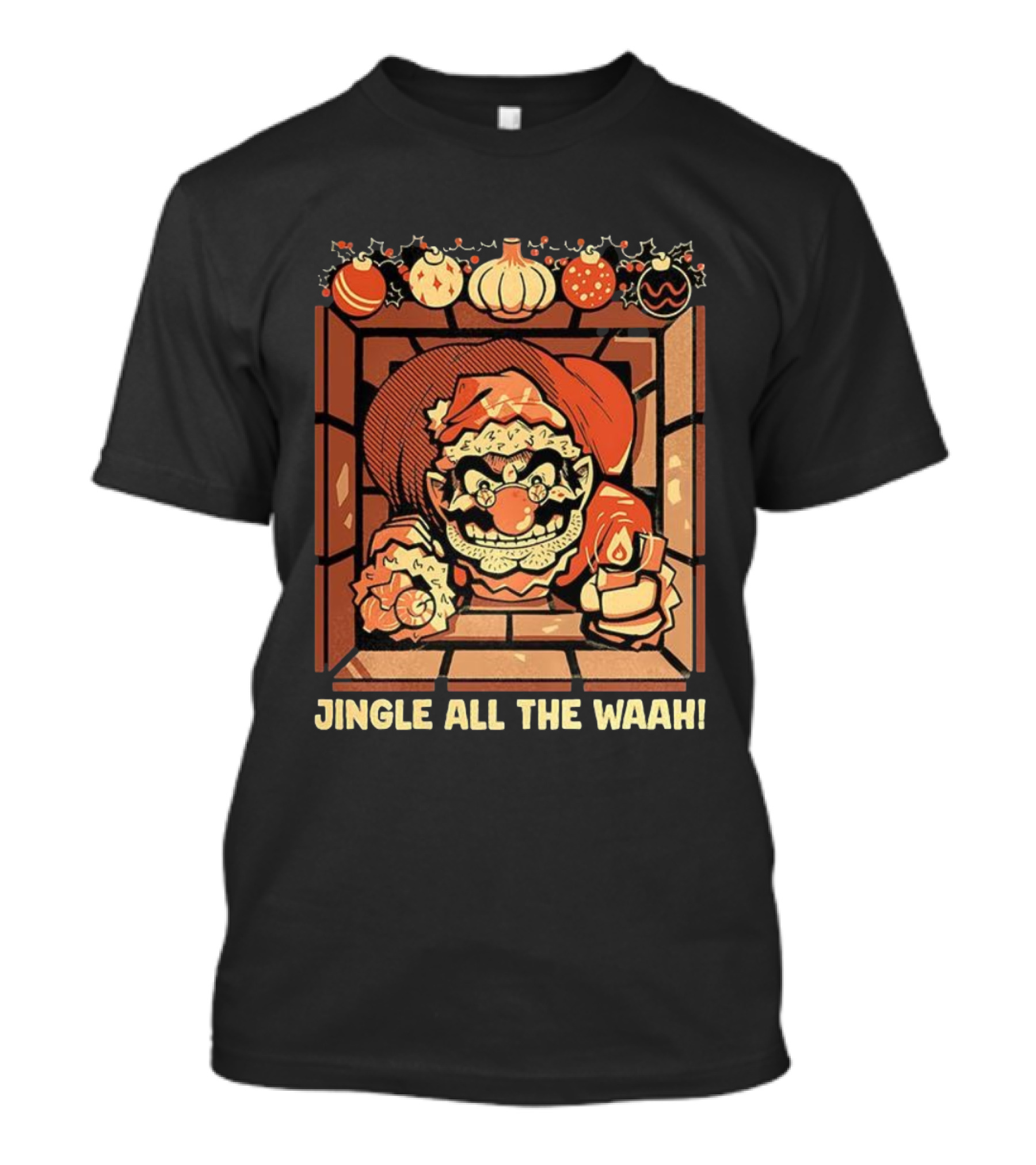 Jingle All The Waah Christmas Holiday Santa Parody T-Shirt