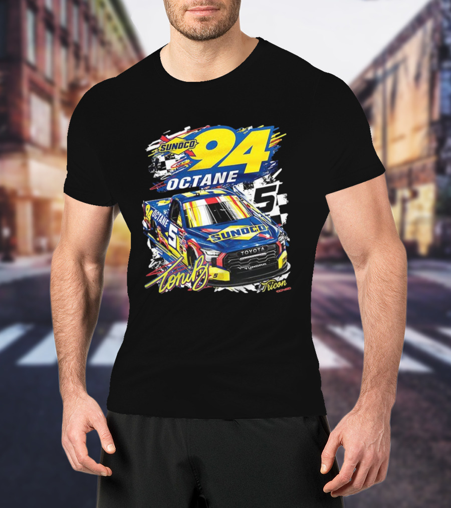 Sunoco Octane 94 Toni Breidinger Toyota Tundra 5 Tricon 2025 T-Shirt