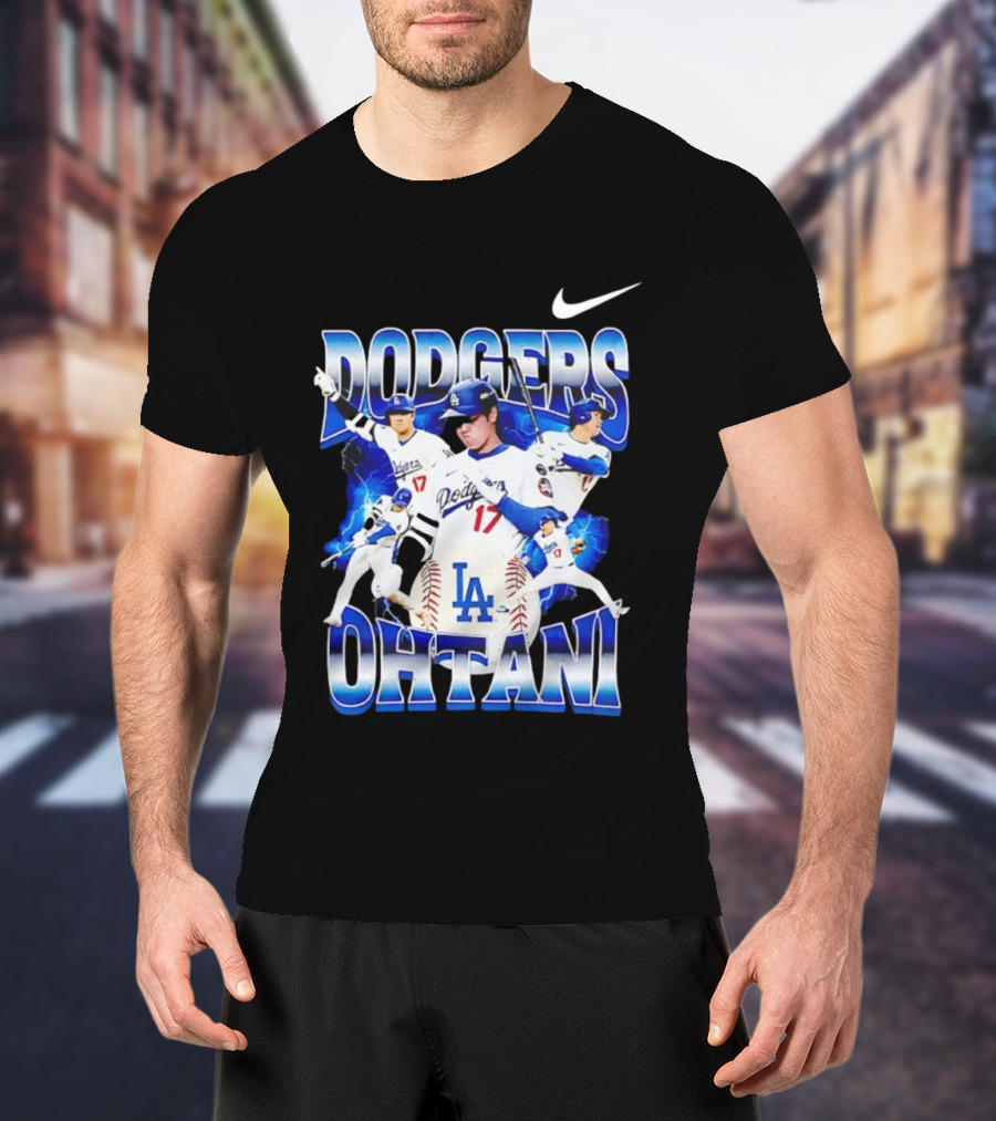 Los Angeles Dodgers Shohei Ohtani Baseball Nike MLB Icons T-Shirt