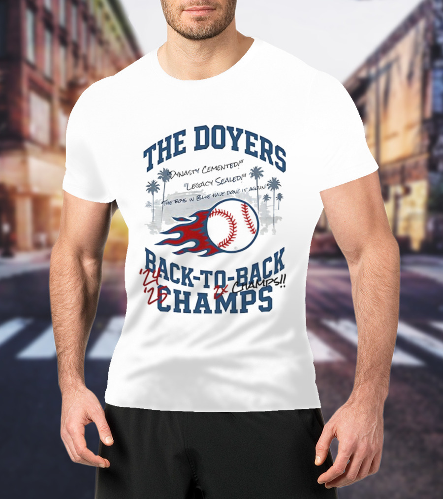 The Doyers Dynasty Cemented Back-to-Back Champs 2025 T-Shirt