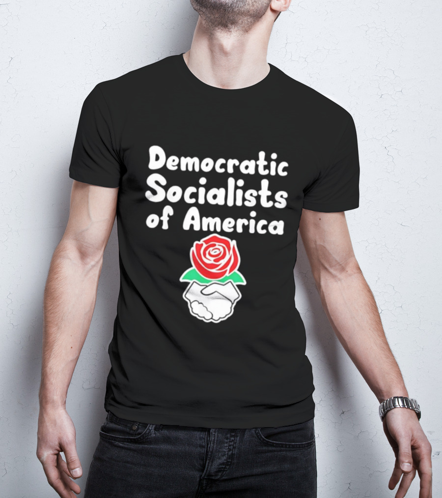 Democratic Socialists Of America Rose Emblem T-Shirt