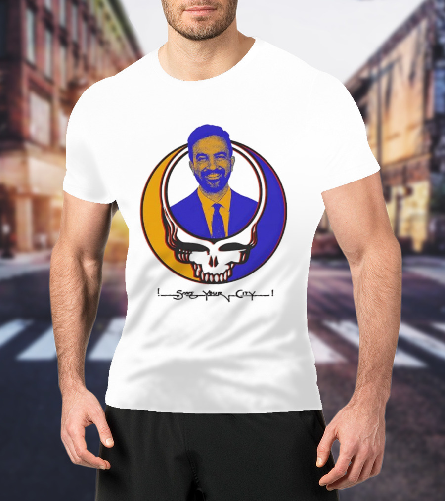Steal Your Face X Zohran Mamdani Logo T-Shirt