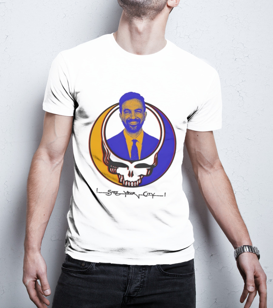 Steal Your Face X Zohran Mamdani Logo T-Shirt