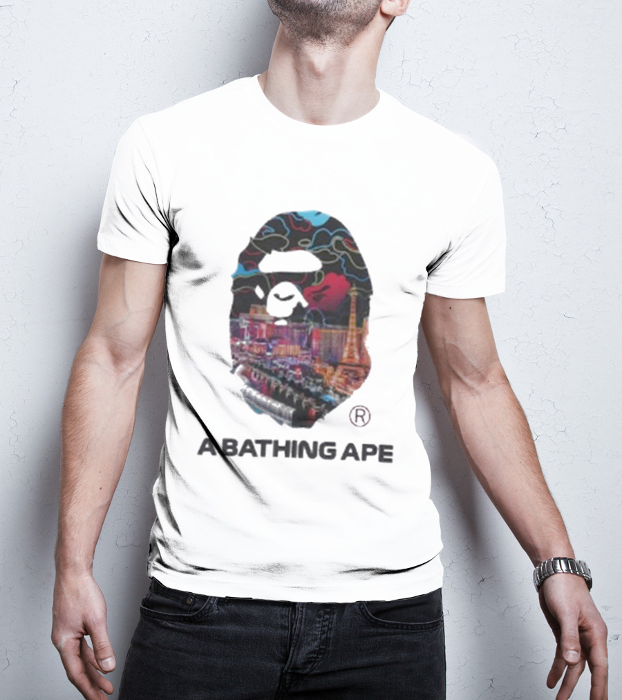BAPE Formula 1 Las Vegas Grand Prix 2025 A Bathing Ape Collaboration T-Shirt