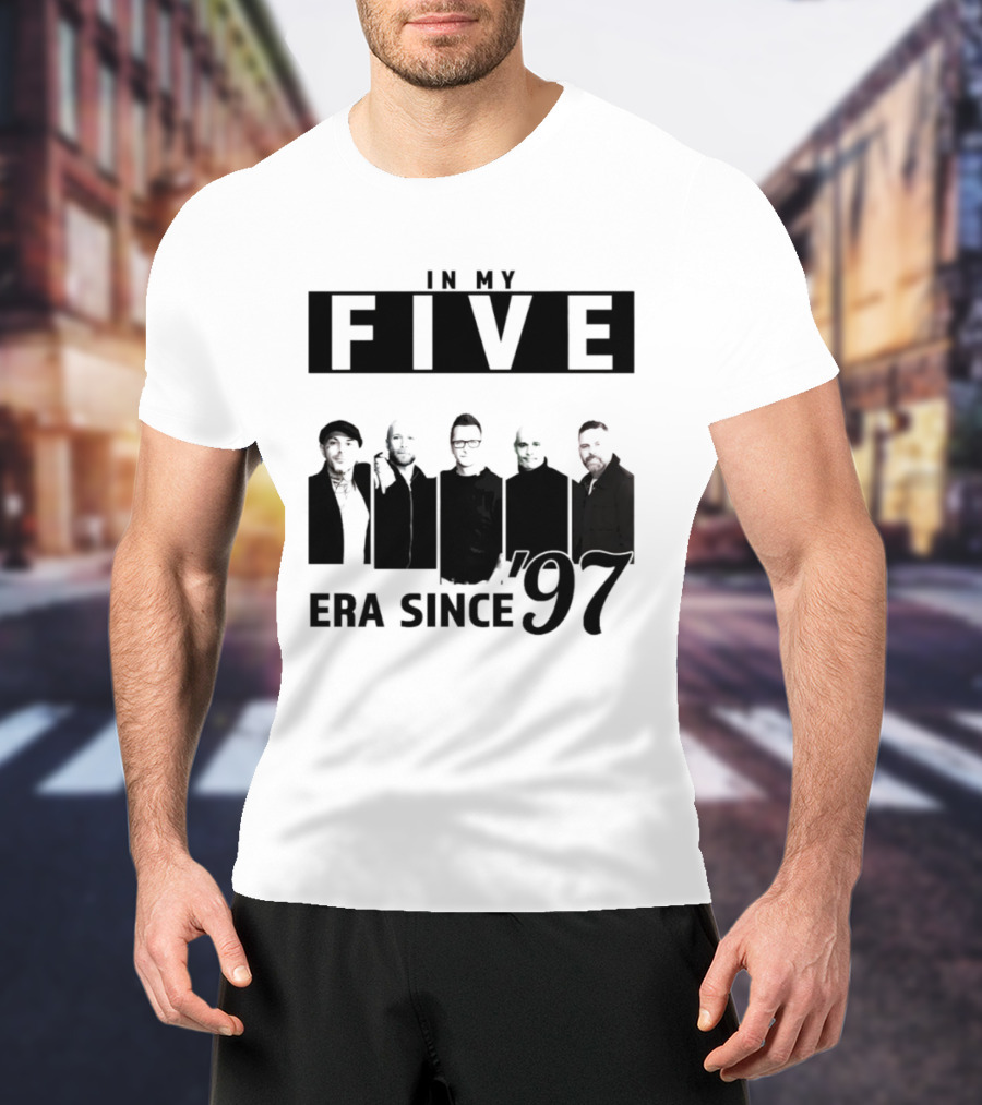 FIVE Boyband My Era Since 97 Concert T-Shirt