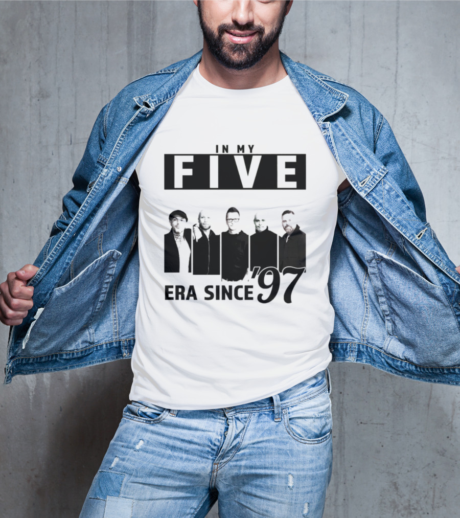 FIVE Boyband My Era Since 97 Concert T-Shirt