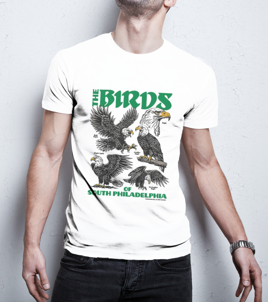 Philadelphia Eagles The Birds Of South Philadelphia Iconic Team Spirit T-Shirt