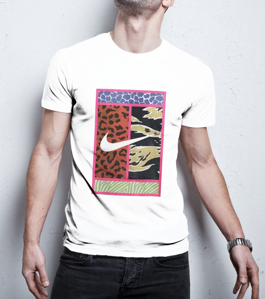 Carlos Alcaraz Nike Dri-FIT Court Swoosh Animal Print 갱스터 T-Shirt