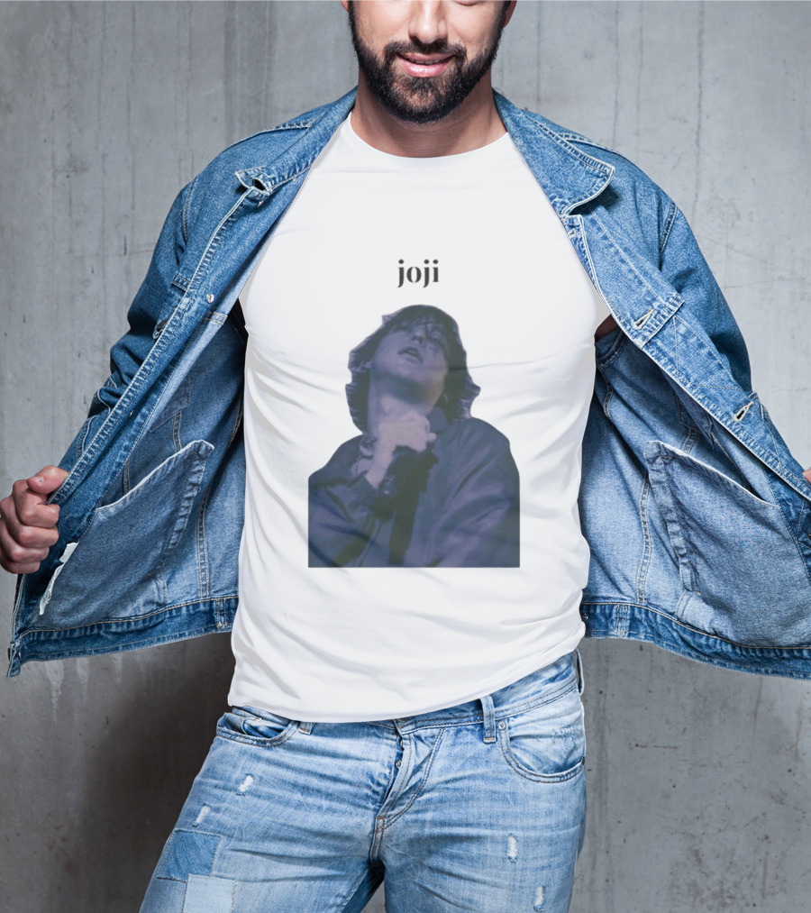 Joji Singer Mic Moment Blue Jacket Performance T-Shirt