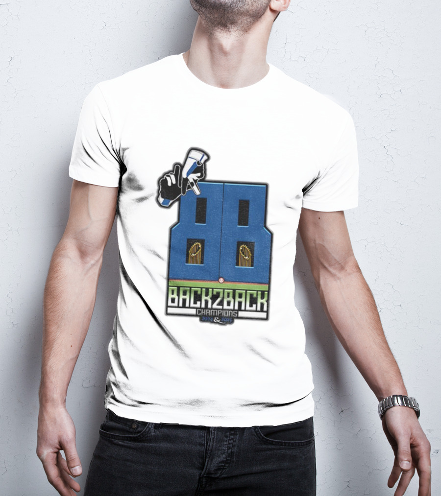 Back 2 Back Champions 2024 2025 MLB World Series Athlete Dodgers T-Shirt