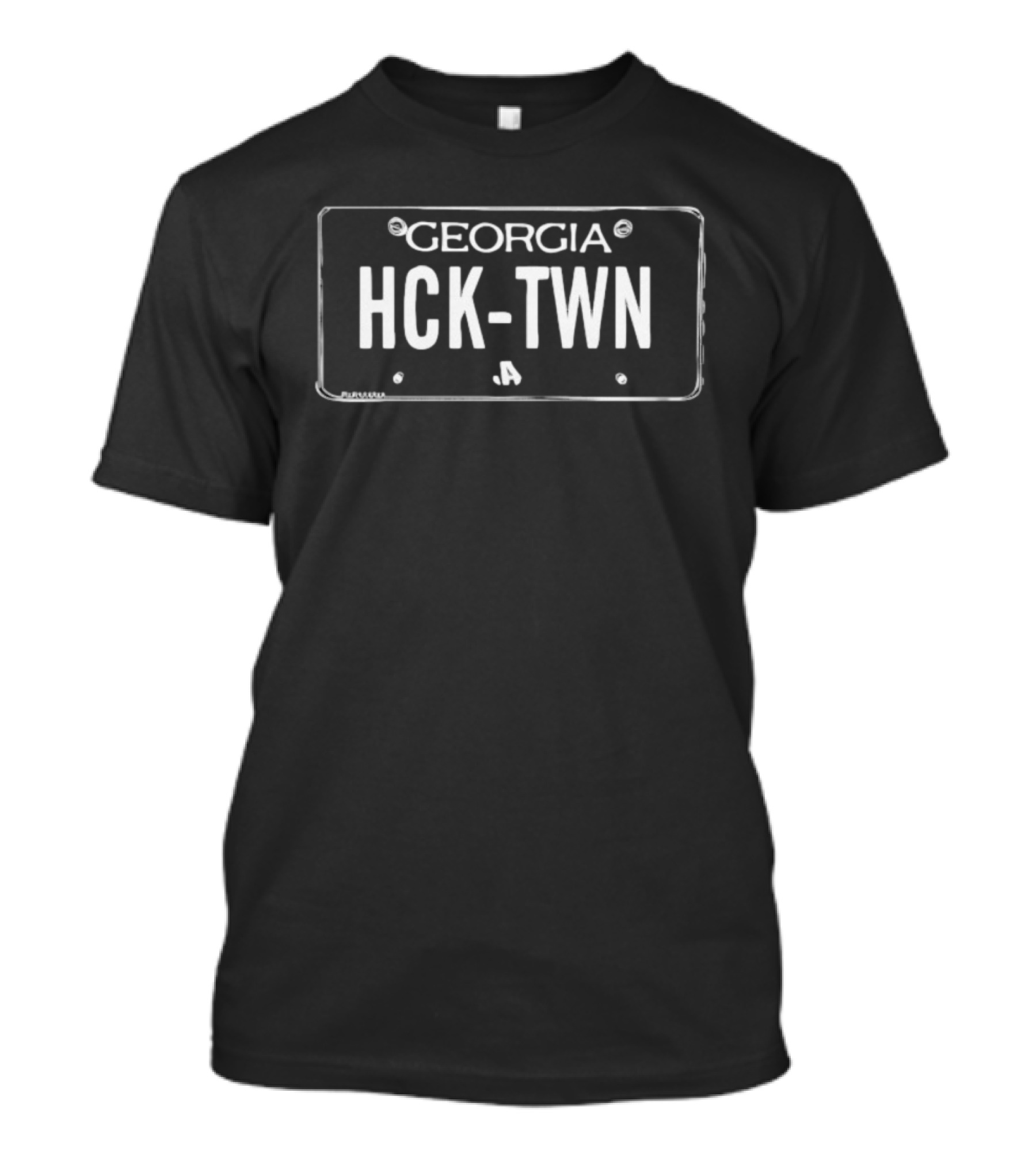 Jason Aldean Georgia HCK-TWN License Plate T-Shirt