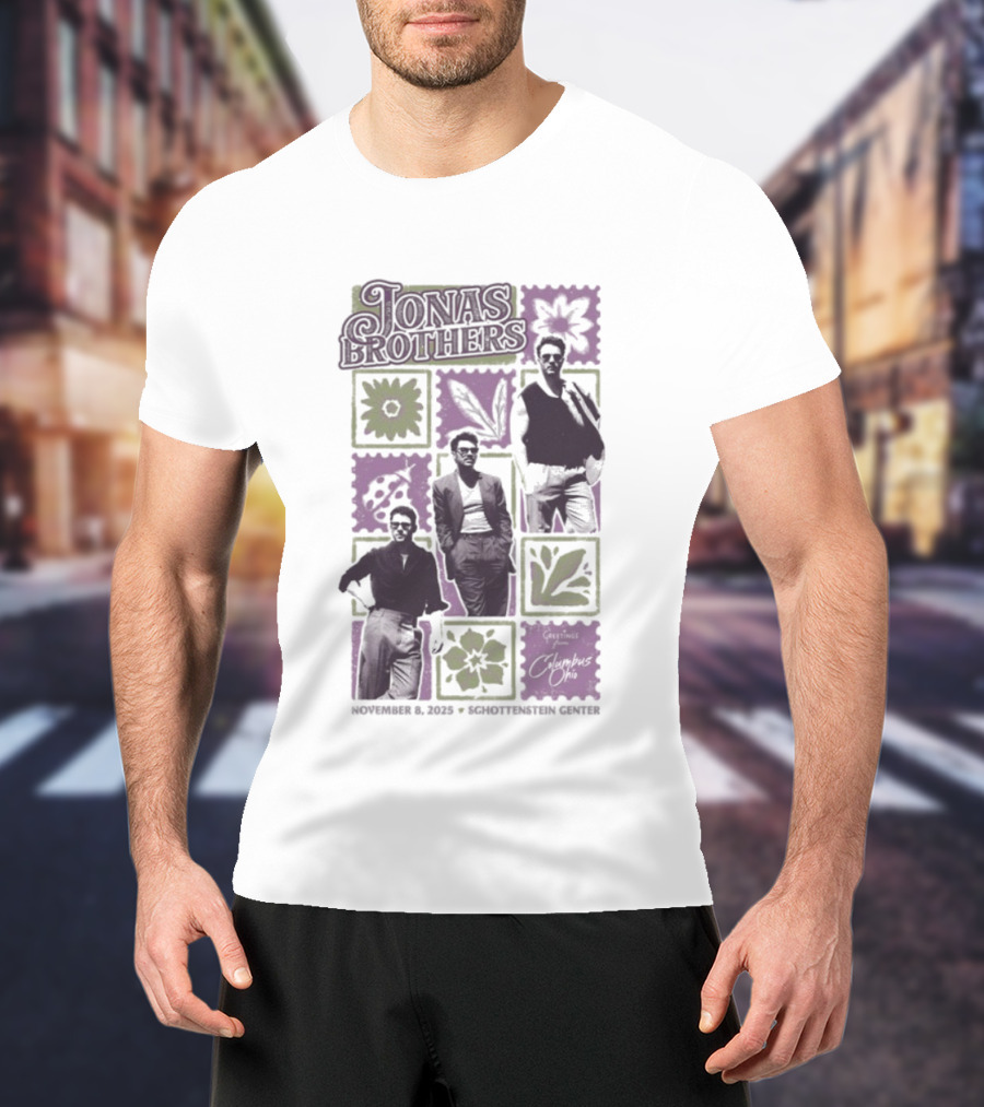 Jonas Brothers 2025 Value City Arena Columbus OH Nov 08 T-Shirt