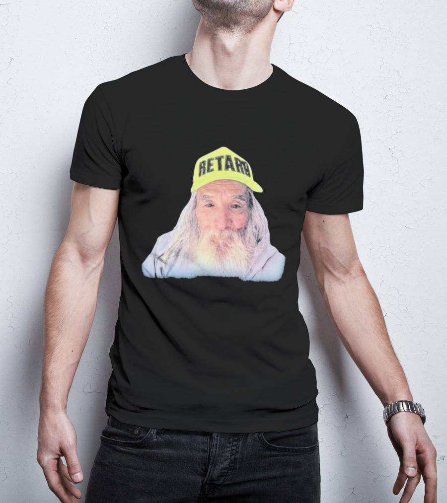 RETARD Fuji Parody Hat Old Man Iconic Style T-Shirt