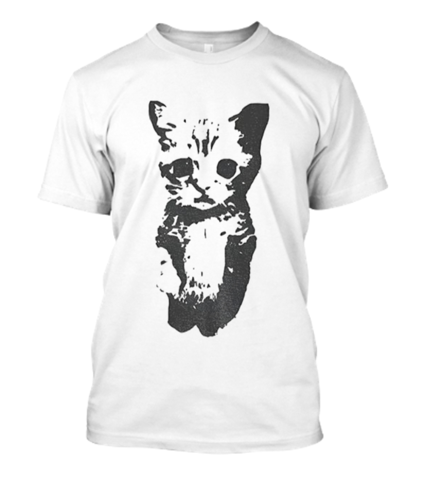 Cute Cat Funny Whimsical Feline Charm T-Shirt