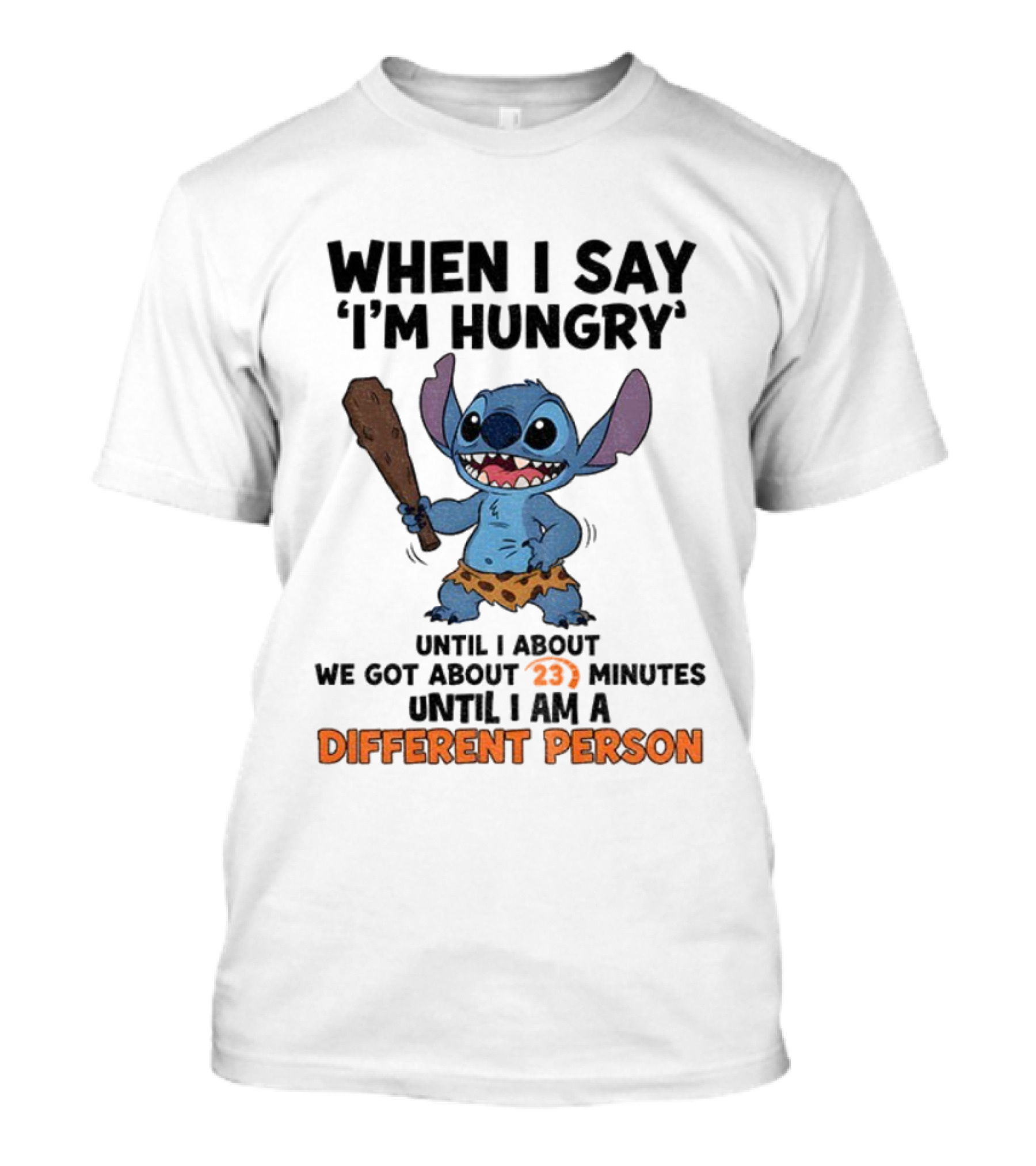 Stitch Hungry Different Person 23 Minutes T-Shirt