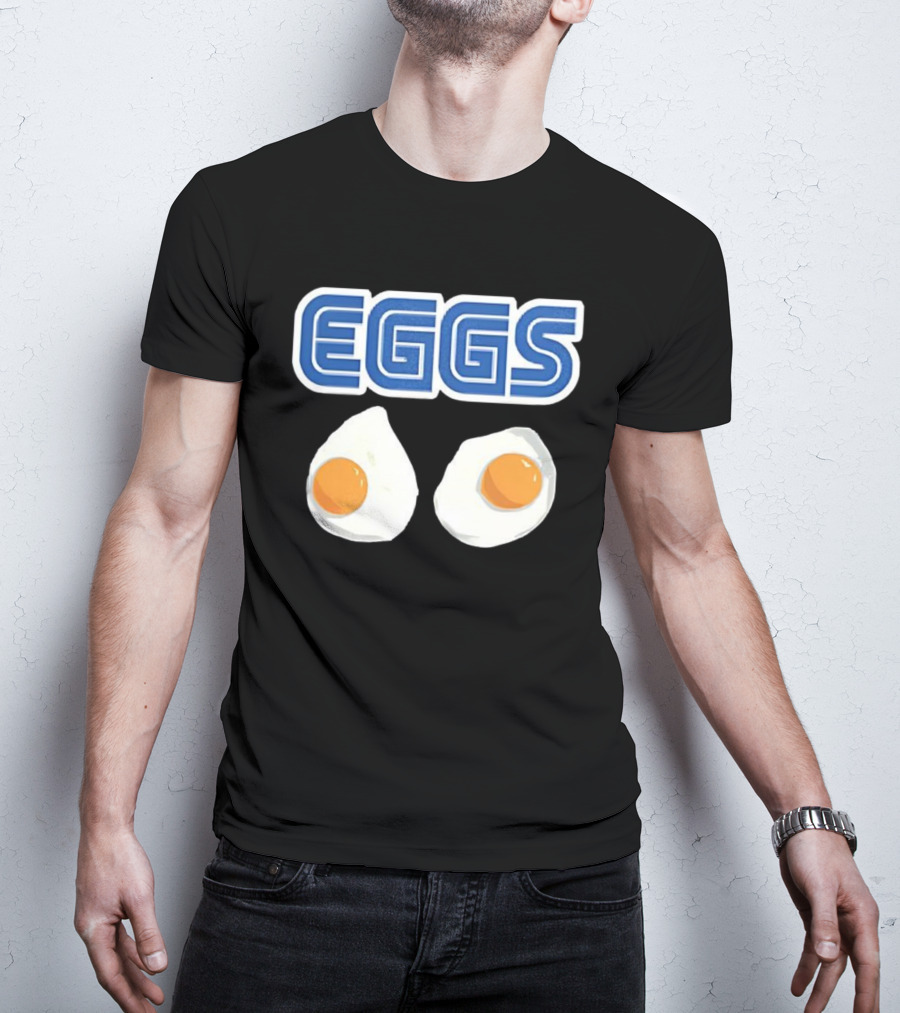 EGGS Funny Two Fried Parody Tunic T-Shirt