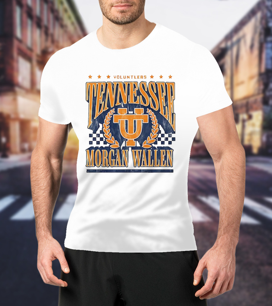 Tennessee Volunteers Morgan Wallen UT Logo T-Shirt