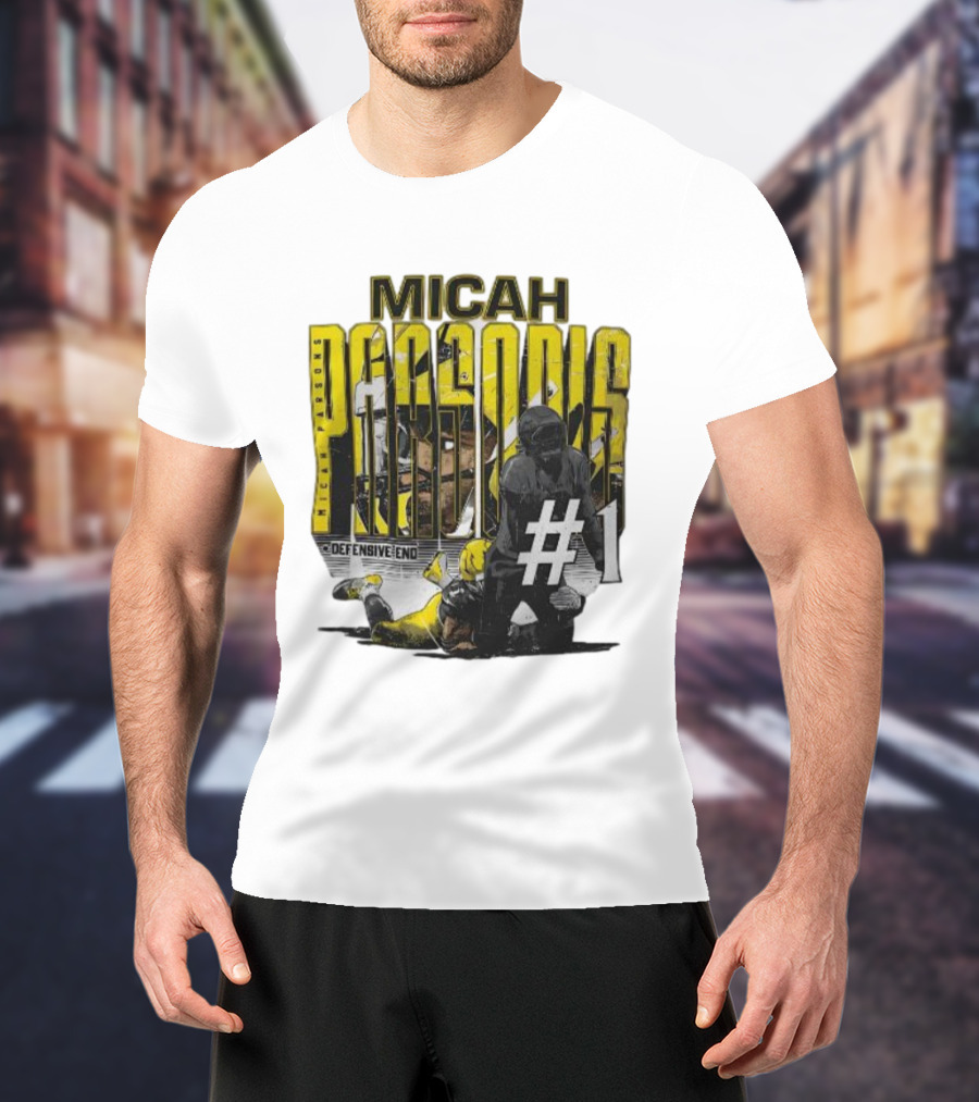 Micah Parsons Defensive End Number 1 T-Shirt