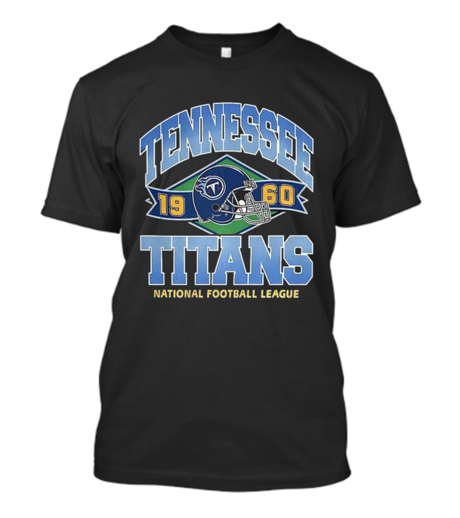 Tennessee Titans 1960 National Football League Helmet Emblem T-Shirt