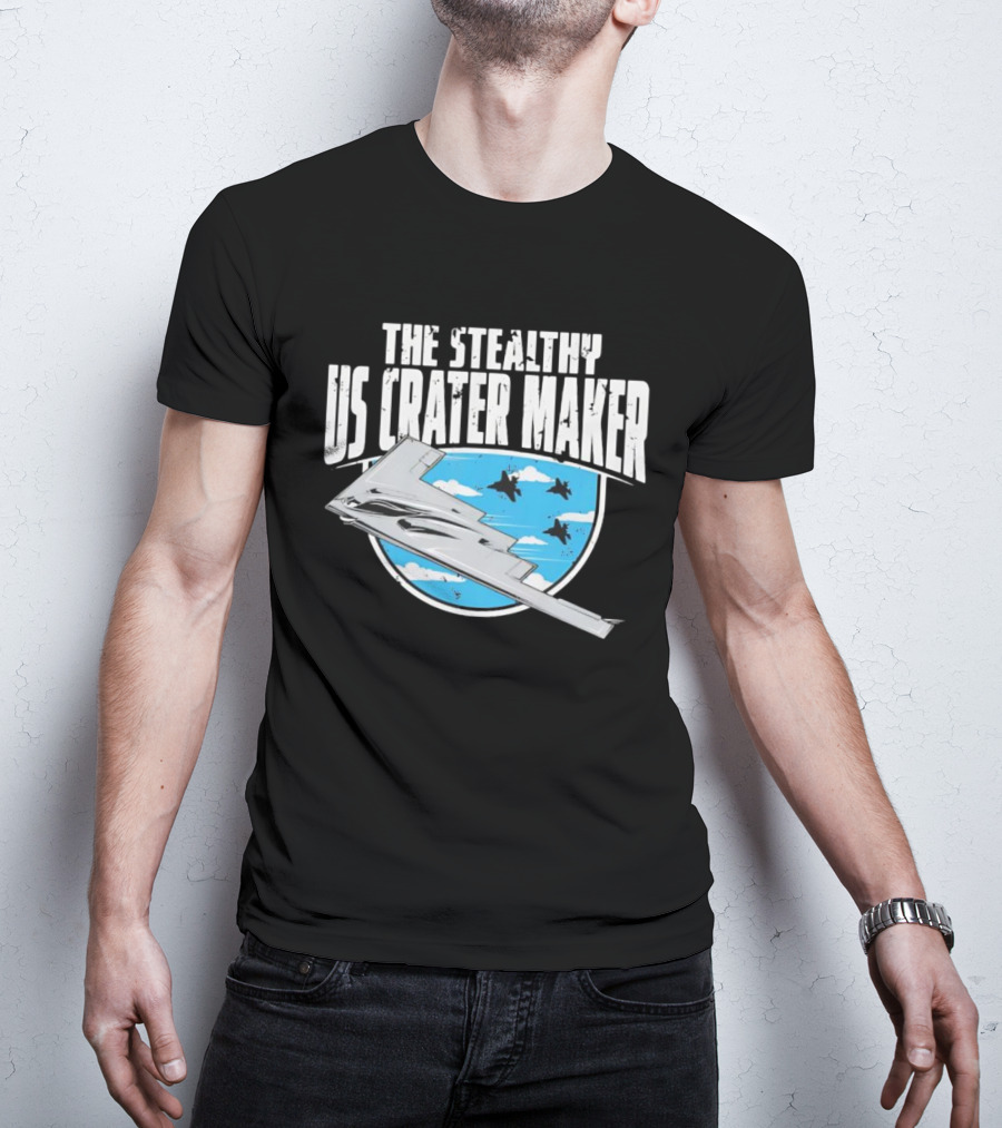The Stealthy US Crater Maker Fighter Jets Sky Scene T-Shirt