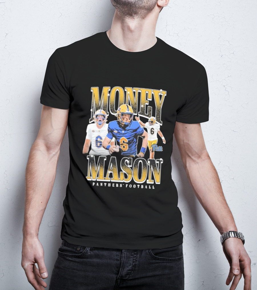 Mason Heintschel Money Mason Panthers Pitt Football T-Shirt