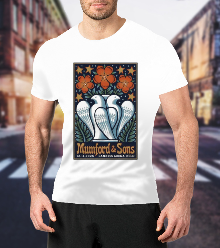 Mumford And Sons Cologne Lanxess Arena November 12 2025 Event Art T-Shirt