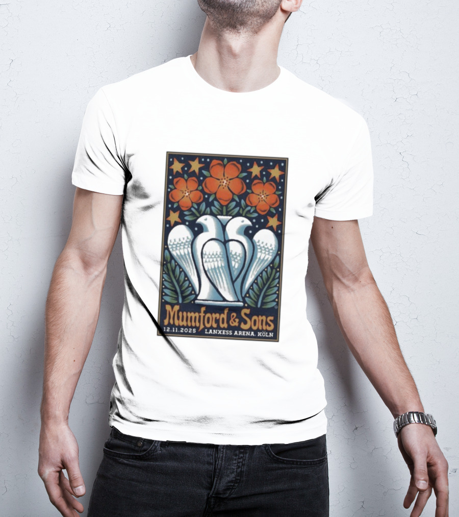 Mumford And Sons Cologne Lanxess Arena November 12 2025 Event Art T-Shirt