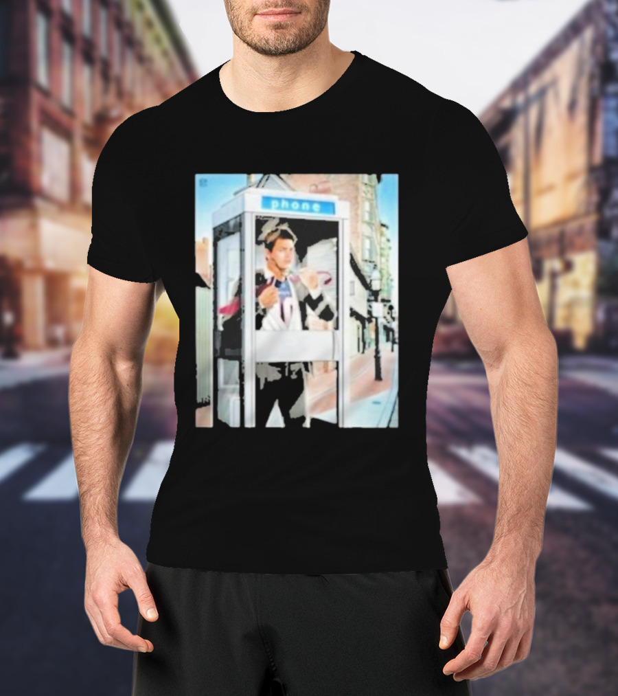 Drake Maye New England Patriots Phone Booth T-Shirt