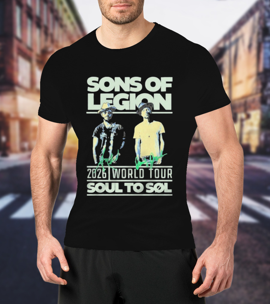 Sons Of Legion 2026 World Tour Soul To Søl T-Shirt