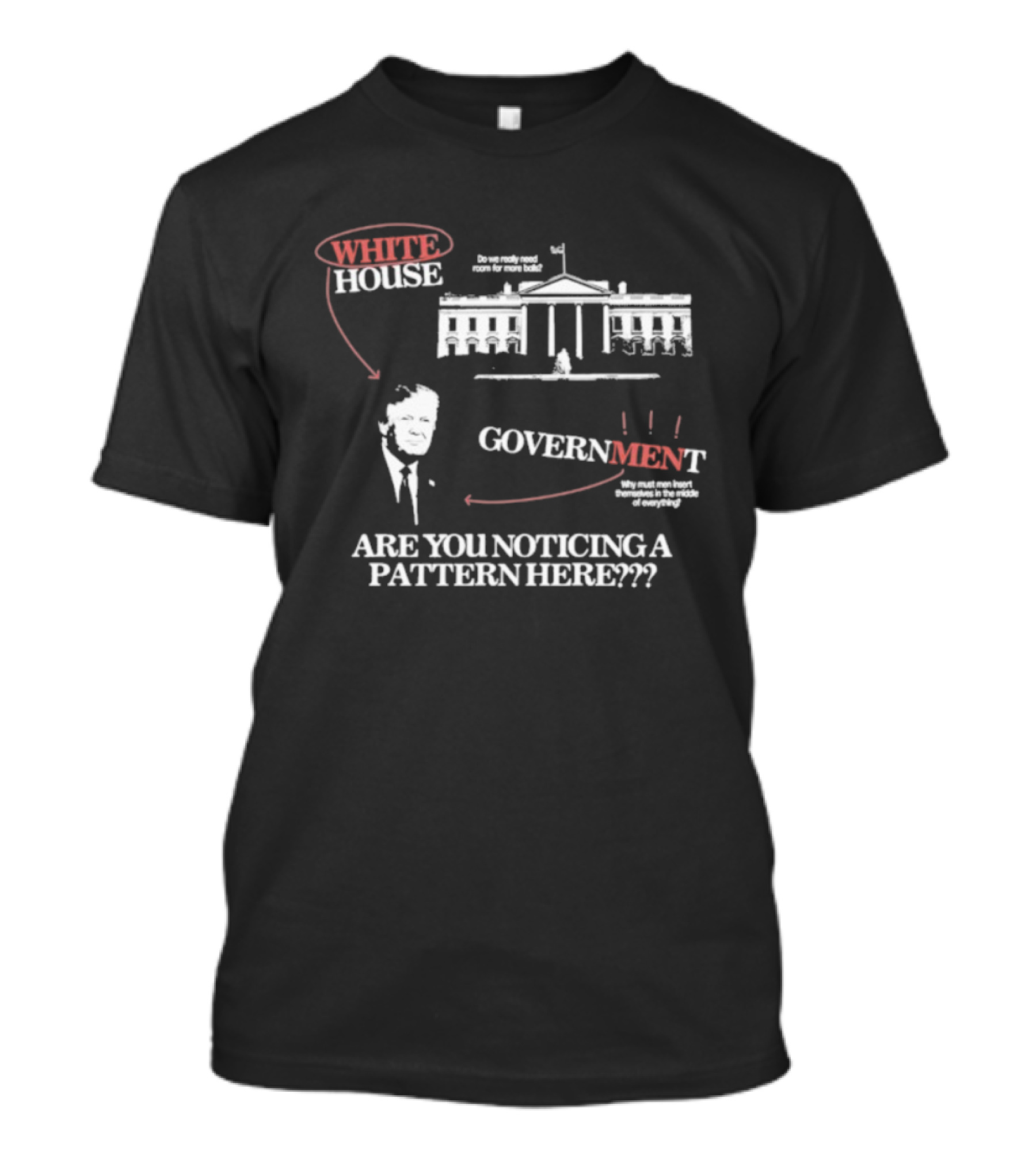 White House Government Are You Noticing A Pattern Here T-Shirt