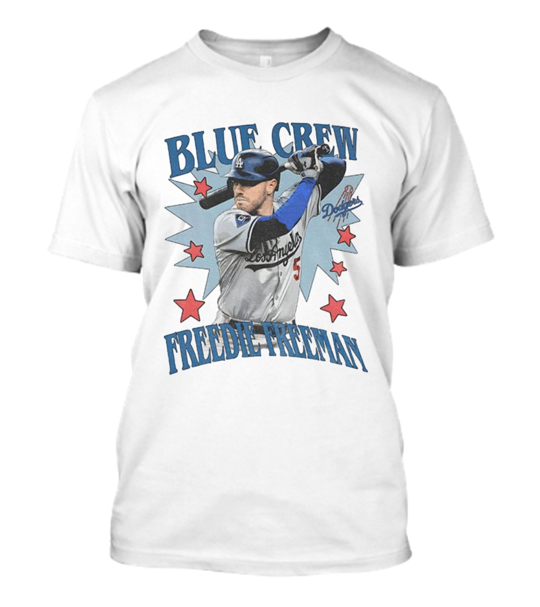 Blue Crew Dodgers Freddie Freeman Los Angeles Baseball Players T-Shirt