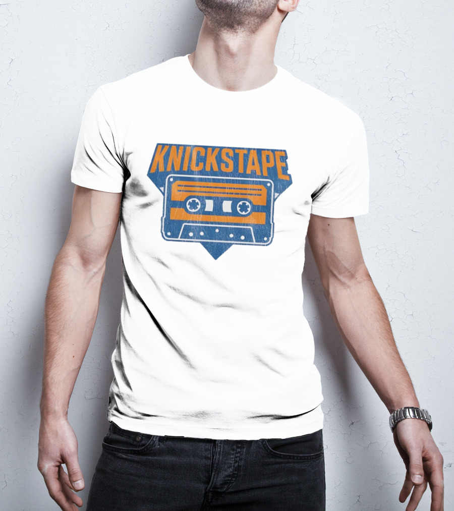 Knickstape Cassette New York Knicks Retro Fan Gear T-Shirt