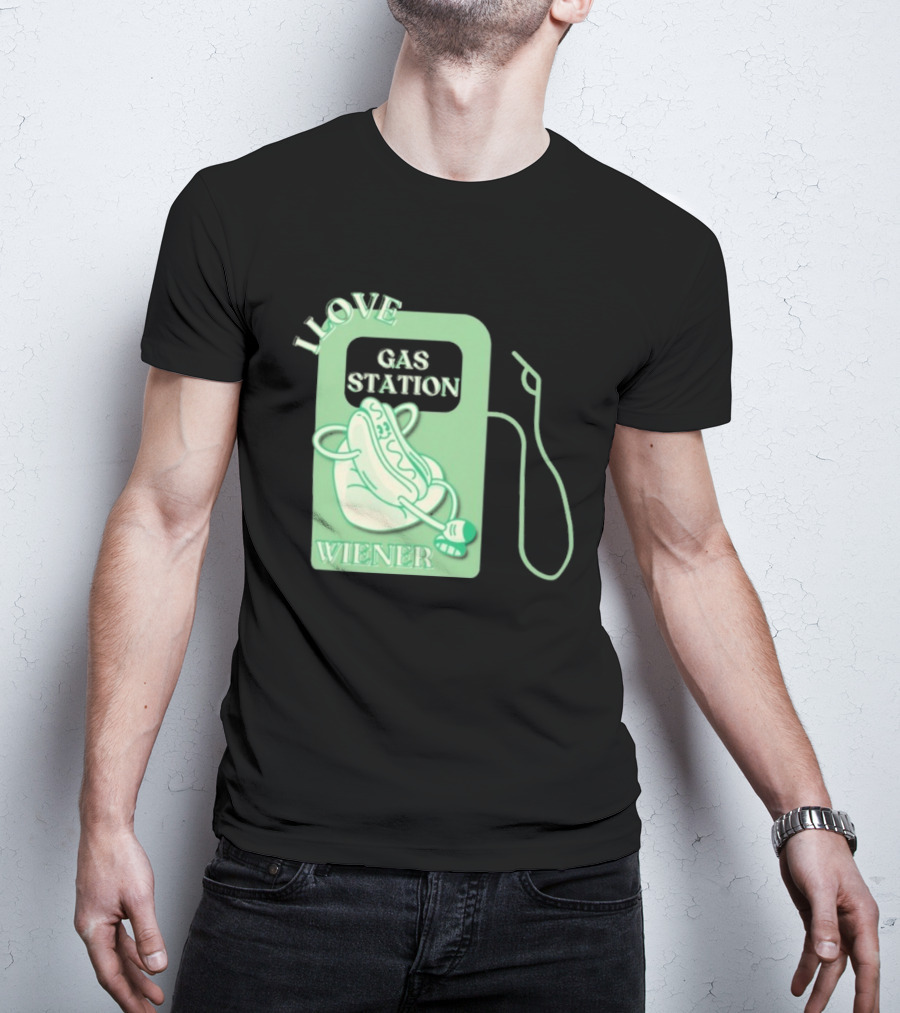 I Love Gas Station Wiener AlexNorimaki T-Shirt