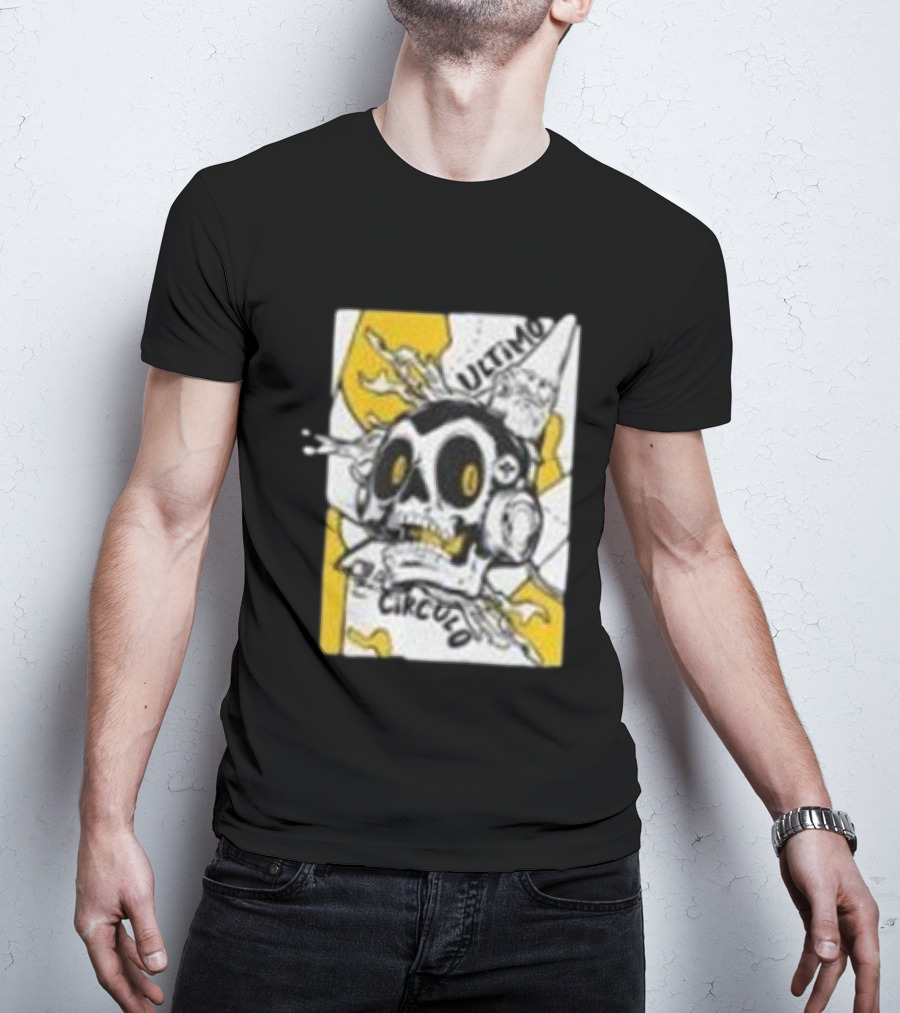 El Ultimo Circulo Legado Ghostcito Skull Headphones Explosion T-Shirt