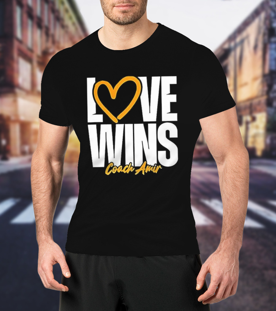 Kennesaw State Owls Love Wins Coach Amir Logo T-Shirt