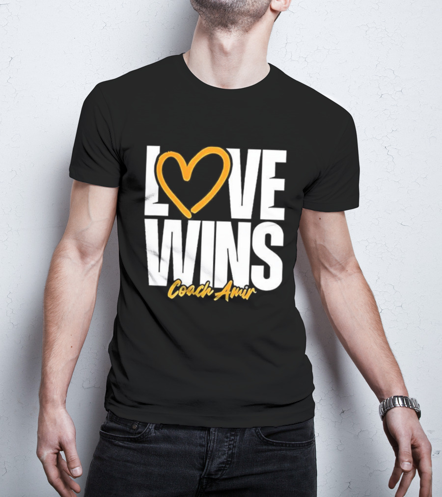 Kennesaw State Owls Love Wins Coach Amir Logo T-Shirt