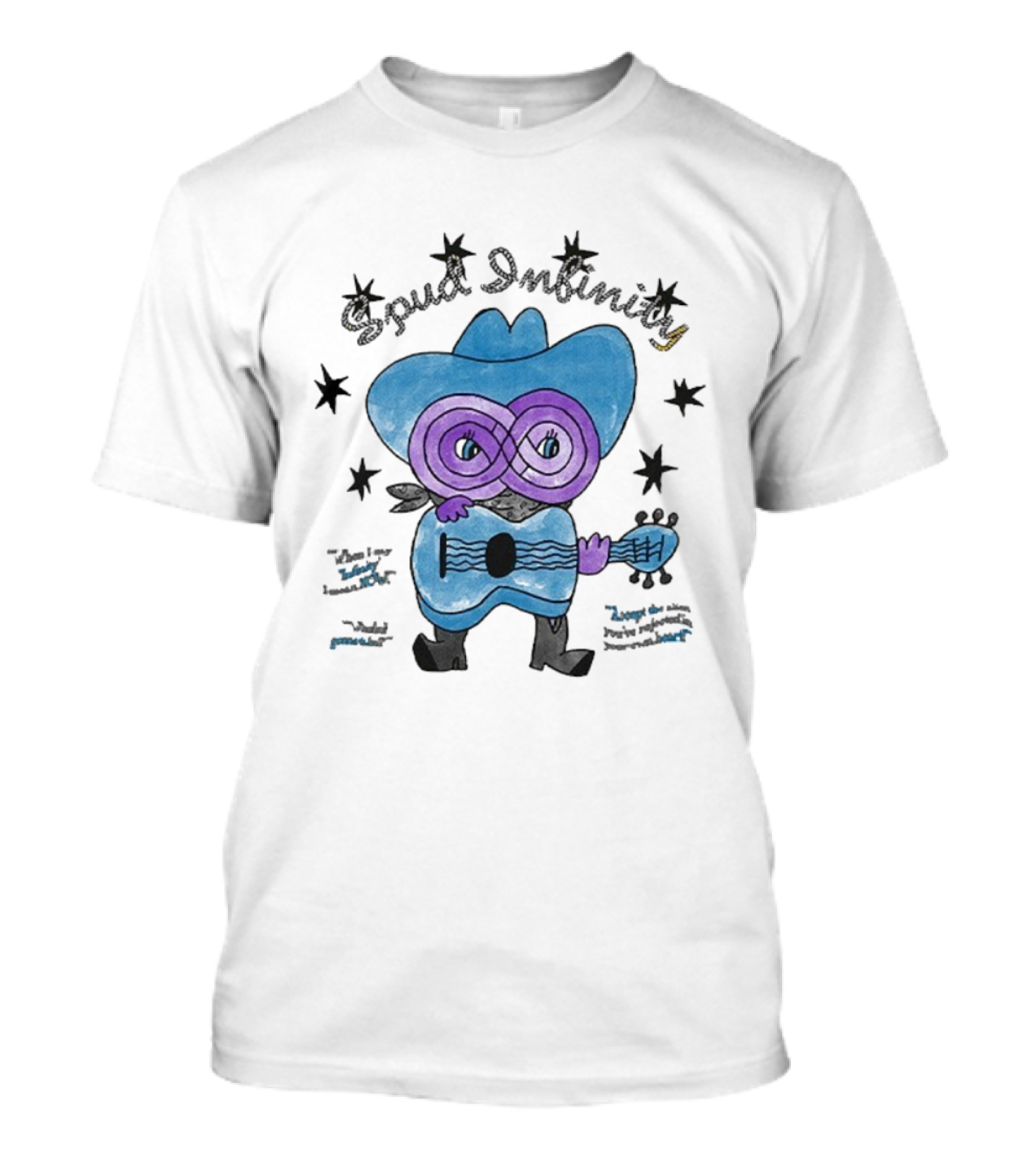 Big Thief Spud Infinity Guitar Cowboy T-Shirt