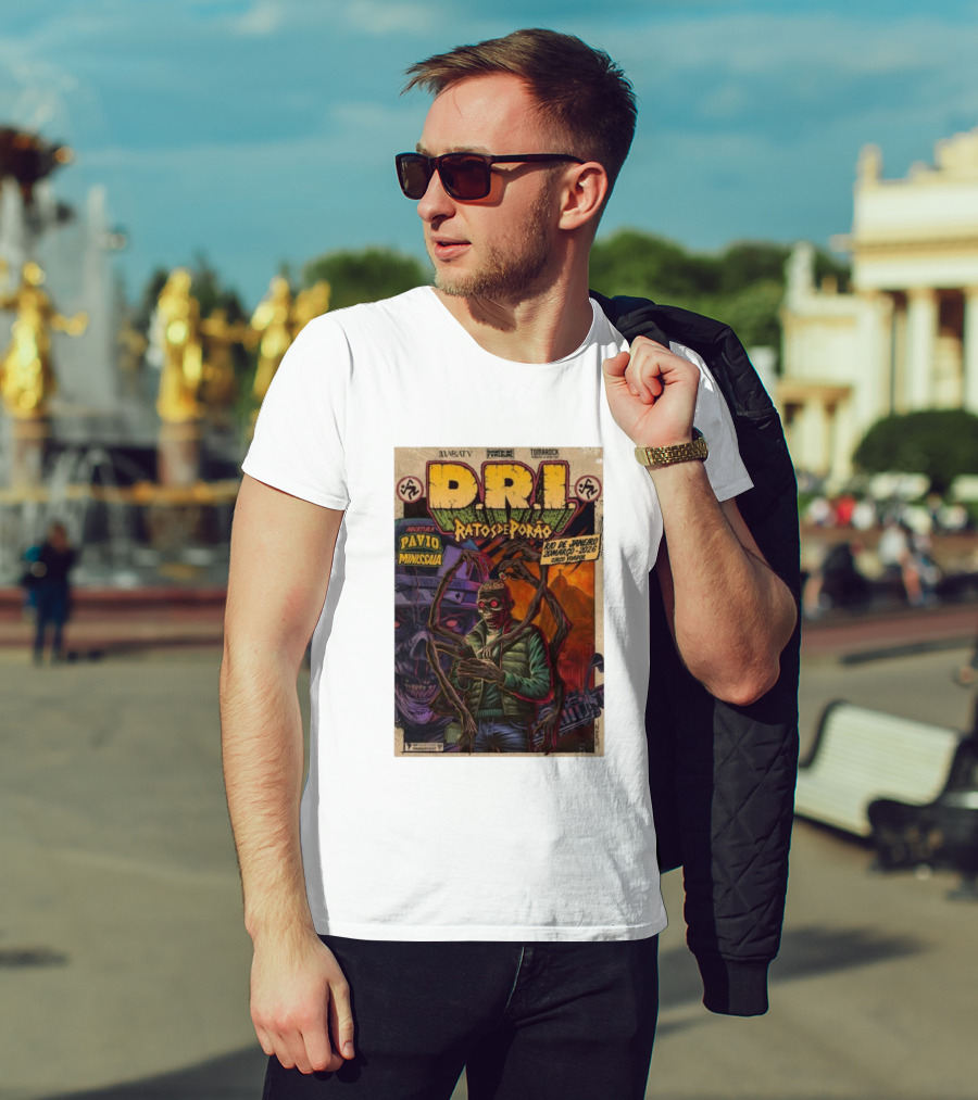 D.R.I Ratos De Porão Rio De Janeiro Zumbargo 2026 Circo Voador T-Shirt