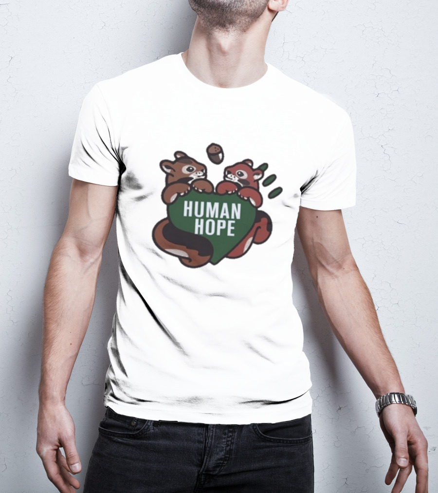 J-Hope Human Hope Squirrel Duo With Acorn And Heart T-Shirt