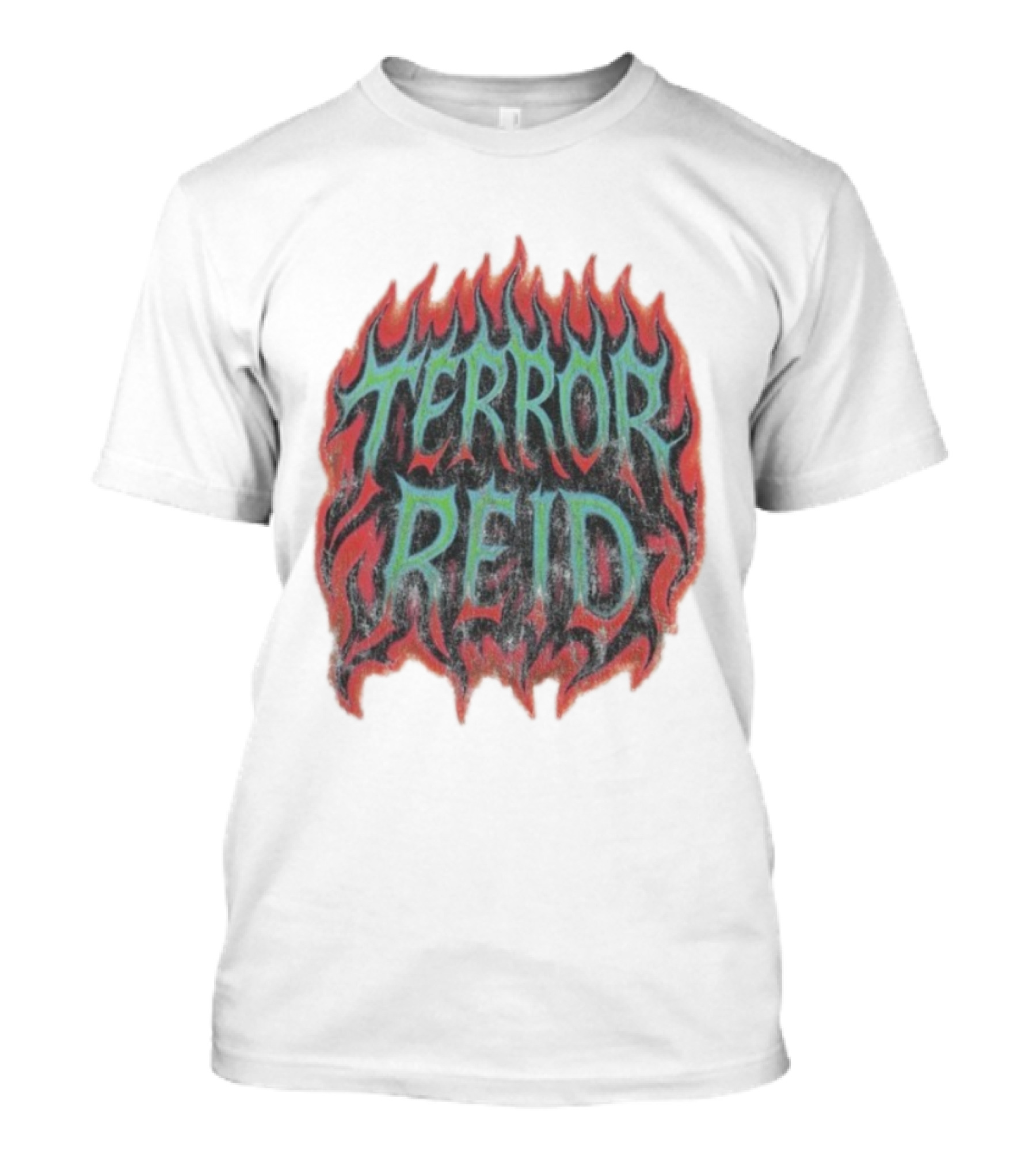 Terror Reid Flame Red Hot Graphic T-Shirt
