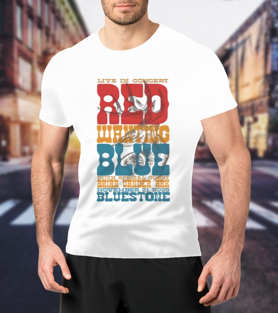 Live In Concert Red Wanting Blue Bluestone Columbus OH November 21 2025 Deer T-Shirt
