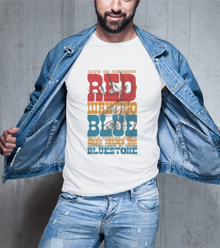 Live In Concert Red Wanting Blue Bluestone Columbus OH November 21 2025 Deer T-Shirt